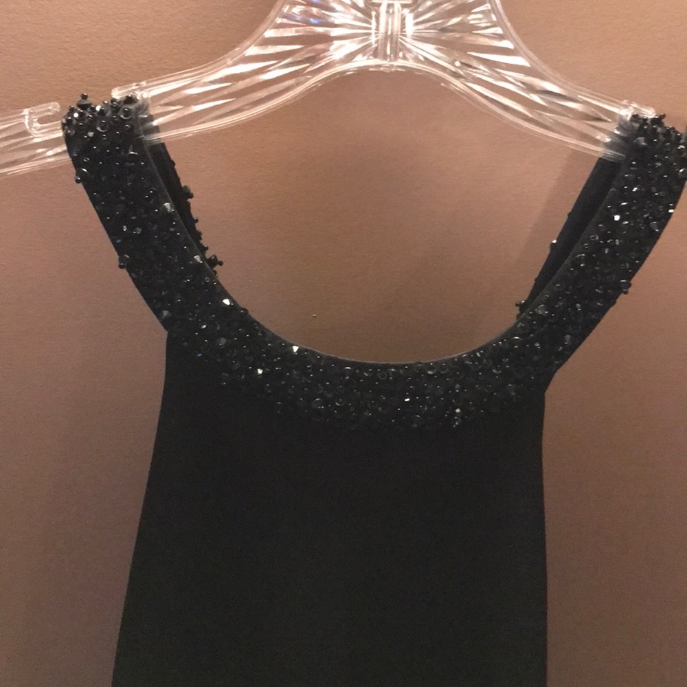 Jones New York Black Sleeveless Lined Dress Size 6